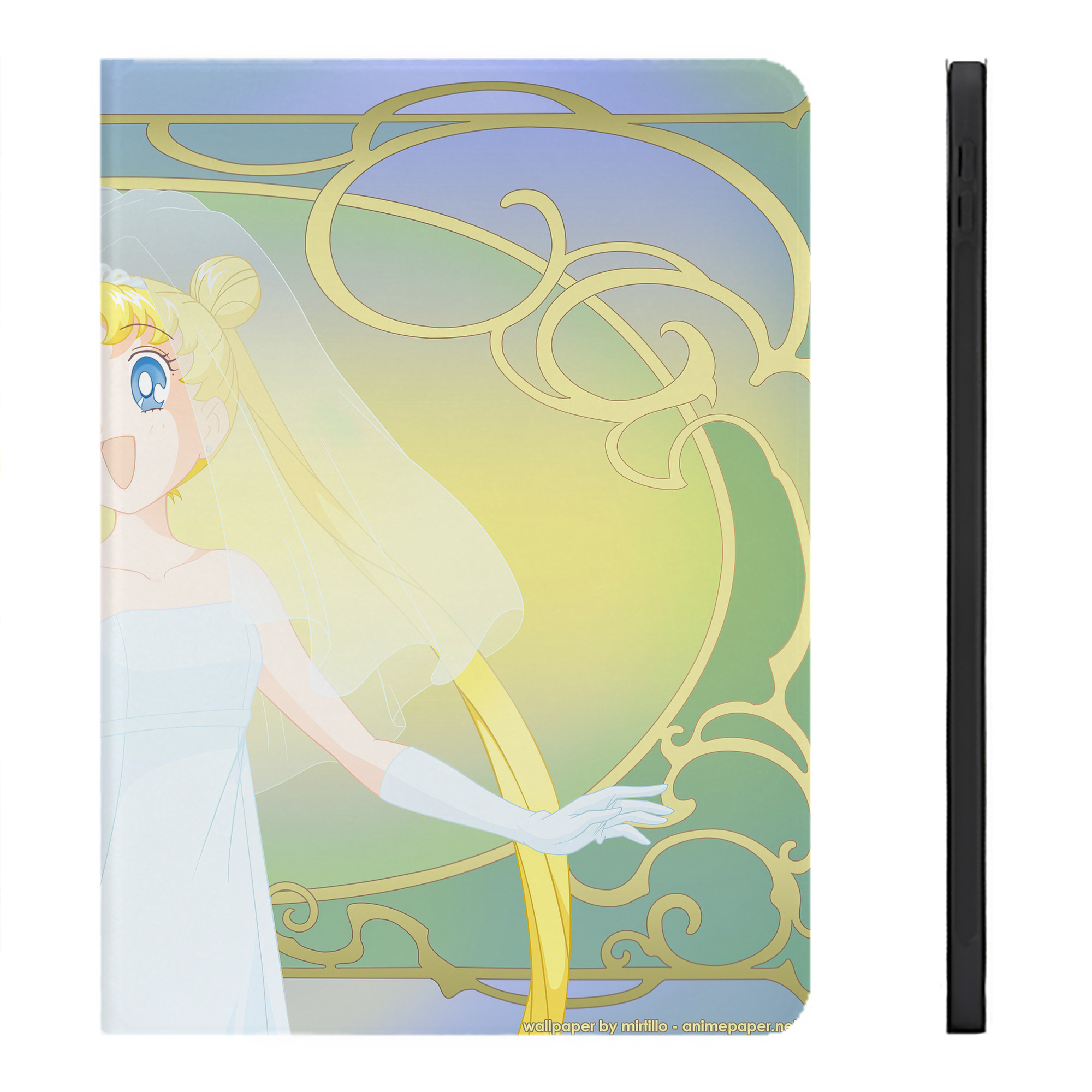 （画像用） 美少女戦士セーラームーン Sailor Moon IPadケース ペンホルダー付き ブックスタイルデザイン